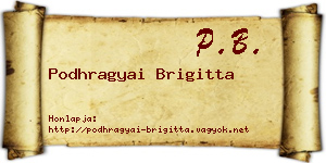 Podhragyai Brigitta névjegykártya